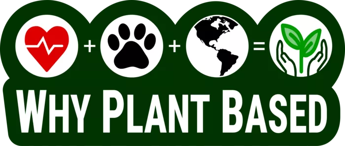 Vegan message sticker: Why Plant Based
